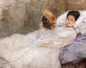 贝尔特摩里索特 - Portrait of Madame Hubbard